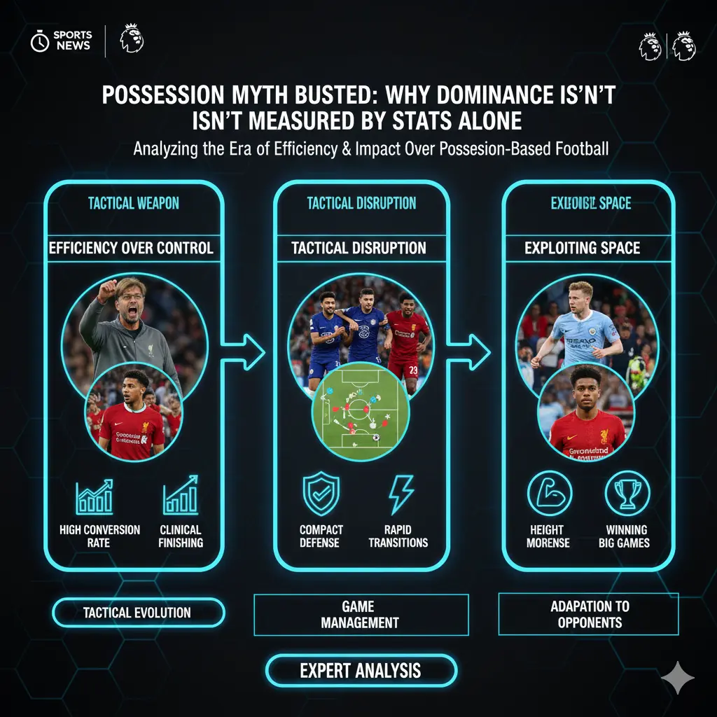 ทำไมการครองบอลไม่ใช่ตัววัดความเหนือกว่าเสมอไป