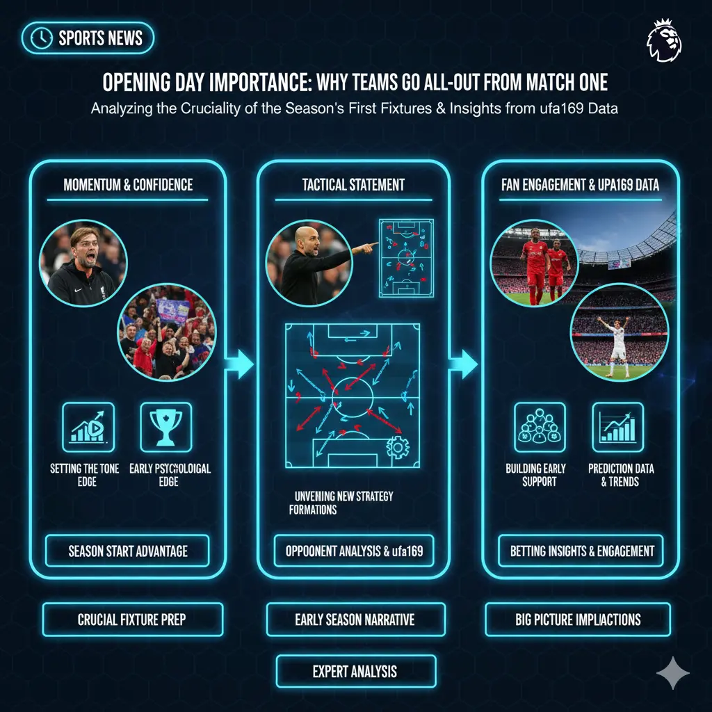 ทำไมเกมเปิดฤดูกาลถึงสำคัญ วิเคราะห์กลยุทธ์ทีมใหญ่และผลกระทบ