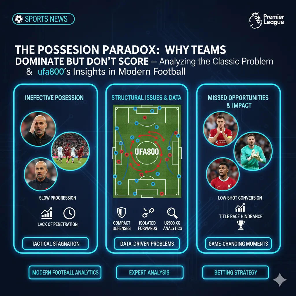 ข่าวกีฬา ทำไมหลายทีมครองบอลเหนือกว่าแต่ยิงไม่ได้ วิเคราะห์ปัญหา