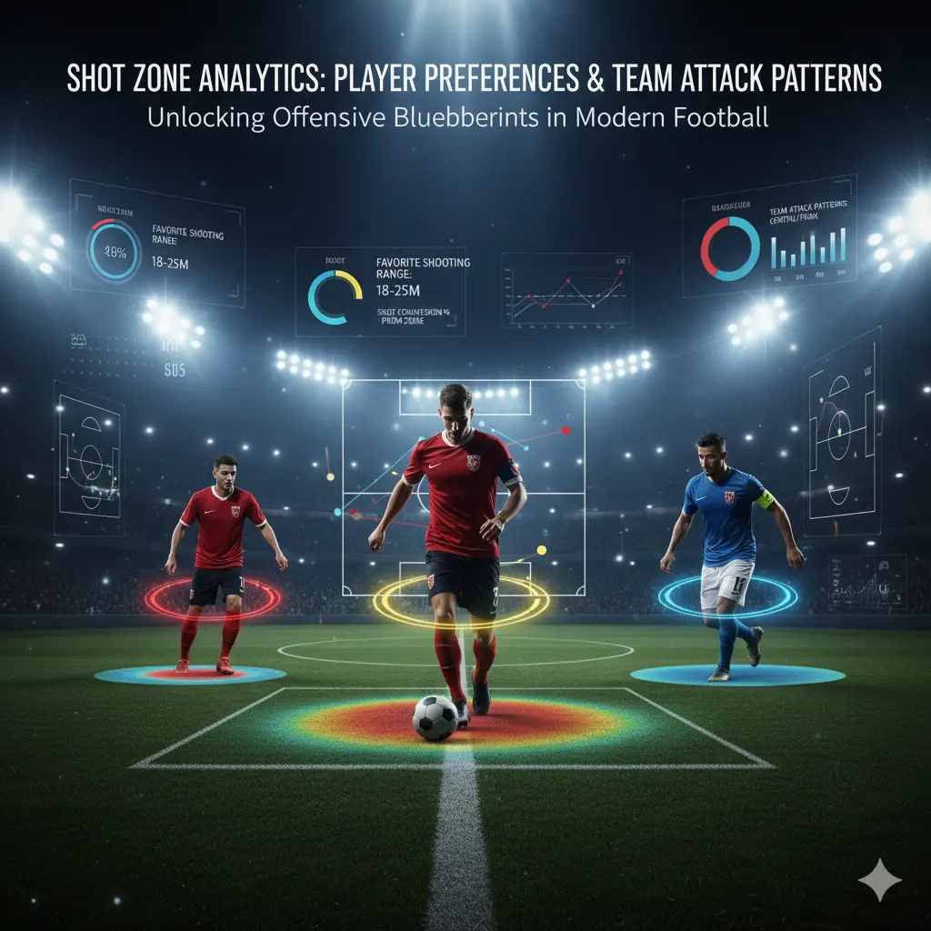 วิเคราะห์ระยะยิงถนัดของผู้เล่นกับรูปแบบการเข้าทำของทีม