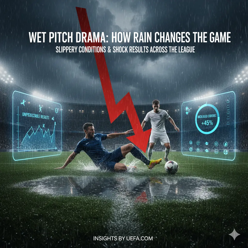 ข่าวกีฬา สภาพสนามแฉะกับผลการแข่งขันที่เปลี่ยนไปในทันที